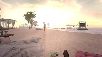 Preview 1 of Hindi Desi Mom And Son Xx - Waking up on the beach