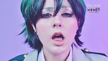 Preview 2 of Porona Xxx - Midoriya Izuku with awesome tits and juicy pussy tries out a new vibrator and cums! - Honeyplaybox