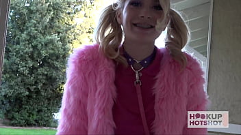 Preview 2 of Big Cock Inside Teen - Golden Hottie Anastasia Knight Gets A Raw Doggystyle Screwing!
