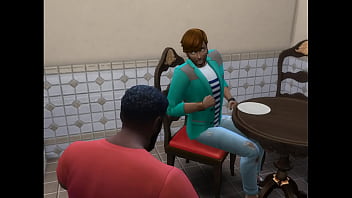 Preview 2 of Mi Papa Me Toca Dormida - SIMS 4 - My step Brother&#039_s Friends - PART 2