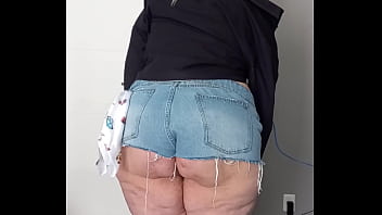 Preview 1 of Body Builder Girl Hard Fuck - Eu e meu shortinho atolado