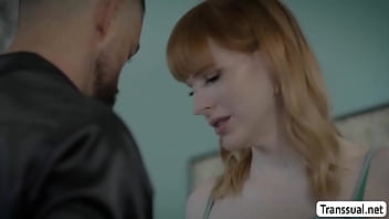 Preview 1 of Oral Tits Monster Cock - Lovely TS babe Lianna Lawson rides Alpha Wolfe