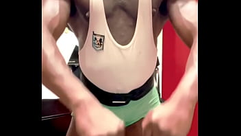 Preview 4 of Wife Humiliated Small Cock - Black Bodybuilder Sexy Flex Exhibition