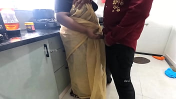 Preview 3 of Jennifer Sniston - Tamil maid got fucked in kitchen