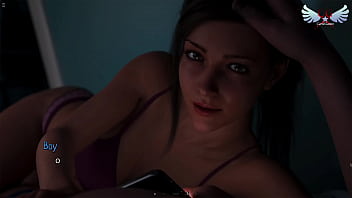 Preview 2 of Xxvvxx Xxuuxx - Mia brunette handjob | Summer Heat | CarloGames