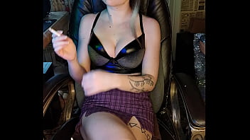 Preview 3 of Chubby Nighbour - GAVE A WHORE A CIGARETTE TO SMOKE