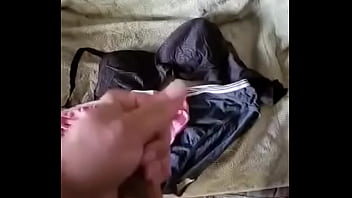 Preview 3 of Extra Small Teens Huge Cocks - Wife&rsquo_s panties jerked on