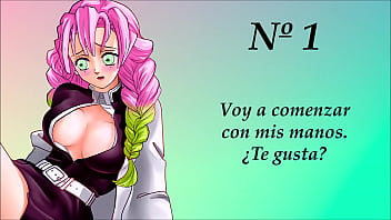 Preview 2 of Sonny Lion Blu Video - JOI hentai con Mitsuri. Super Gangbang. En espa&ntilde_ol.