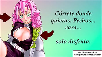 Preview 3 of Sonny Lion Blu Video - JOI hentai con Mitsuri. Super Gangbang. En espa&ntilde_ol.