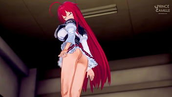 Preview 1 of Malu Tengok Konek - Rias Gremory learning how to fuck like a Porn star - HS DxD
