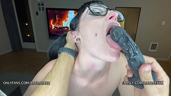 Preview 2 of Paki Pathan Mms - RAY RAY XXX gets Face and Pussy fucked by a dildo