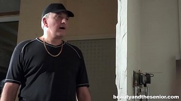 Preview 2 of Julian Aan Sax - Senior Citizen Fucks Up his First Porn