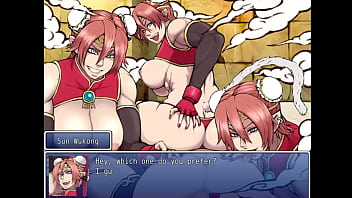 Preview 2 of Heather Hunter Eats White Pussy - Mgq Paradox Sun Wukong (Defeat)