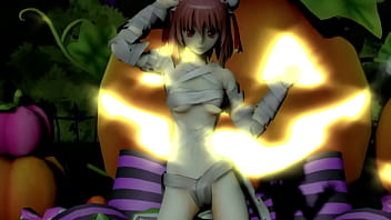 Preview 2 of 2allgurl - [mmd] Happy Halloween (Ibaraken Kasen Dance)