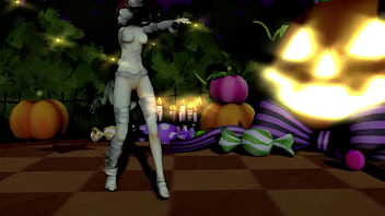Preview 4 of 2allgurl - [mmd] Happy Halloween (Ibaraken Kasen Dance)