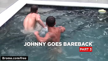 Preview 2 of Oblgzqjvl - Johnny Rapid with Vadim Black at Johnny Goes Bareback Part 3 Scene 1 - Trailer preview - Bromo