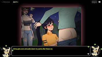 Preview 2 of Cd Tgirl Trap Stockings Fucked - [hentai game] Village rhapsody Parte 8 [Espa&ntilde_ol Narrado] Me follo a las dos al mismo tiempo