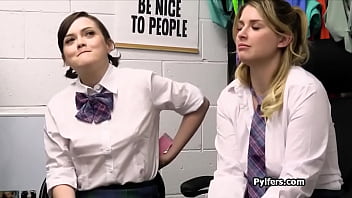 Preview 1 of Free Porn Women Pissing - Banging vibrator stealing coeds in the backroom