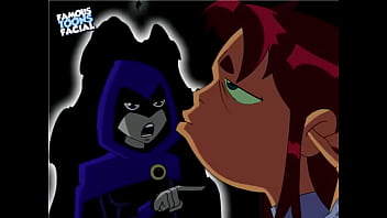 Preview 2 of Cheire Deville And Karter Foxx - teen titans starfire fucks raven
