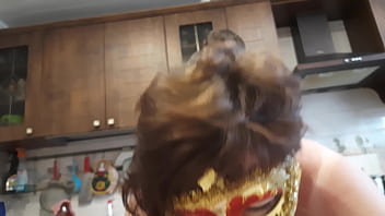 Preview 4 of Gujrati Sexi Suhagrat - Chubby wife hard fucked on the kitchen table