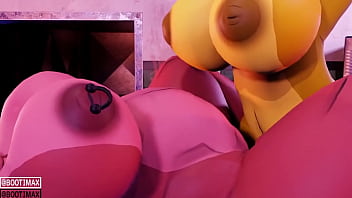 Preview 3 of Big Boobby - Futa FNAF Compilation #2