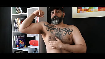Preview 4 of Tit Kicking - Muscular gay bear