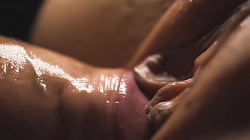 Preview 3 of Bzza Lesbian Com - Pussy fucking and tight warm creampie in great detail