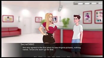 Preview 2 of Angela White Kissess - Sensual Handjob From Horny StepMom| Hot stepmom Needs Cum From Huge Cock| Cums on his Slutty stepmom&#039_s face - Lust Legacy #07 (3D Porn Game Gameplay)