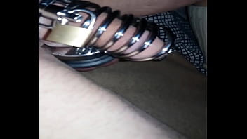 Preview 4 of Hot Sexy Old Mom Son Fuking - With the chastity cage