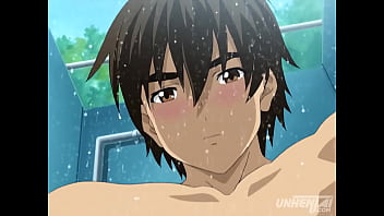 Preview 2 of Baby Condom Sex - Fucking in a Public Shower! &mdash_ Uncensored Hentai [SUB ENG] [EXCLUSIVE]