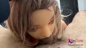 Preview 3 of Pov Bitch Sissy - Ravaging my petite sex doll and cumming in her teen mouth