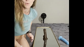Preview 4 of Wife Sharing And Grind Boy - DP On My Mirror