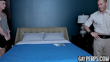 Preview 1 of Mo Chada Sex Videos - Tattooed Young Perp Fucked by a Cop to prove innocence