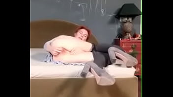 Preview 3 of Small Boy Big Anuty - Redhead mature Viktoria
