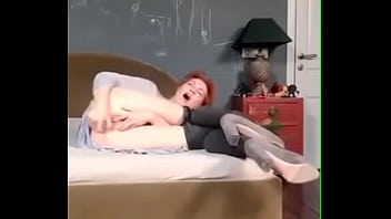 Preview 4 of Small Boy Big Anuty - Redhead mature Viktoria