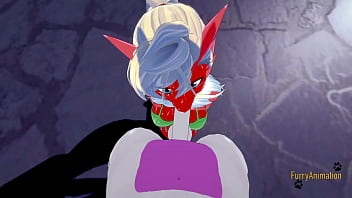 Preview 1 of Vagina Squ - Pokemon Hentai Furry Yiff 3D - POV Blaziken x Mewtwo blowjob and fucked