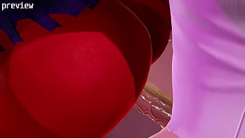 Preview 1 of Sarsi Emmanuelle Pene Movie - Meruccubus sucked off after studying l 3D hentai uncensored SFM