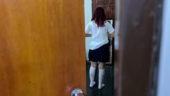 Preview 4 of Tricked Brother Teen - EL ASQUEROSO DE MI PADRASTRO SE APROVECHA DE MI INOCENCIA CUANDO ESTAMOS A SOLAS EN CASA