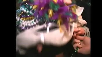 Preview 2 of Xxxx Bbm - Mardi gras flasher gets a rapid fire of nipple flicks from stranger