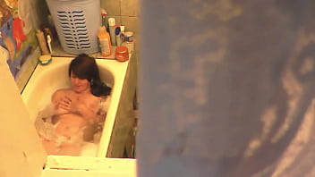 Preview 2 of Acesquitr Indian Girl Sex - Guy came home and saw naked MILF in bathroom who bathing,  fingering wet pussy and get orgasm. Pussy Masturbation. Big Tits Milf. Handjob. Ass. Pussy. Butt. Boobs. Brunette. Jerks off pussy. Sex cute
