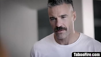 Preview 2 of New Moma San - Widower manipulates stepson&#039_s girlfriend to fuck