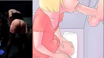 Preview 2 of Backslick Blonde - Estrenando tangas 2