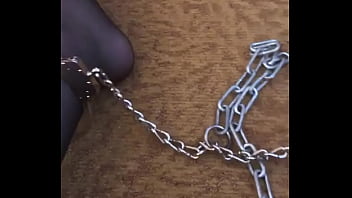 Preview 2 of Dedi Anda Aon - Pantyhose Gay Slave Shackling Himself