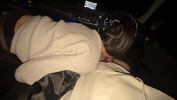 Preview 2 of Anya Zakova - student gives amazing blowjob in car in parking lot