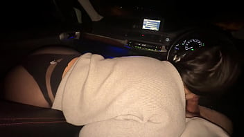 Preview 3 of Anya Zakova - student gives amazing blowjob in car in parking lot