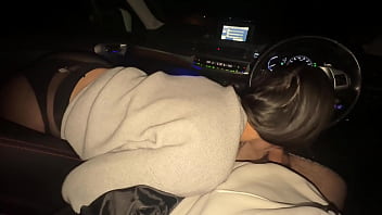 Preview 1 of Anya Zakova - student gives amazing blowjob in car in parking lot