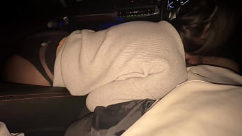 Preview 4 of Anya Zakova - student gives amazing blowjob in car in parking lot