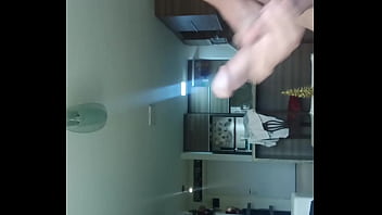 Preview 4 of Mommys Masssage - Hot guy big dick masturbating in public in front of the window