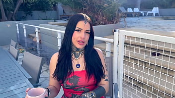 Preview 1 of Small Larki Sex - New French Model: Laeticia Piercing and Tattoo
