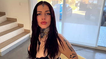 Preview 4 of Small Larki Sex - New French Model: Laeticia Piercing and Tattoo